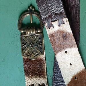 Sukuma Afrika Genuine Leather Statement Belt